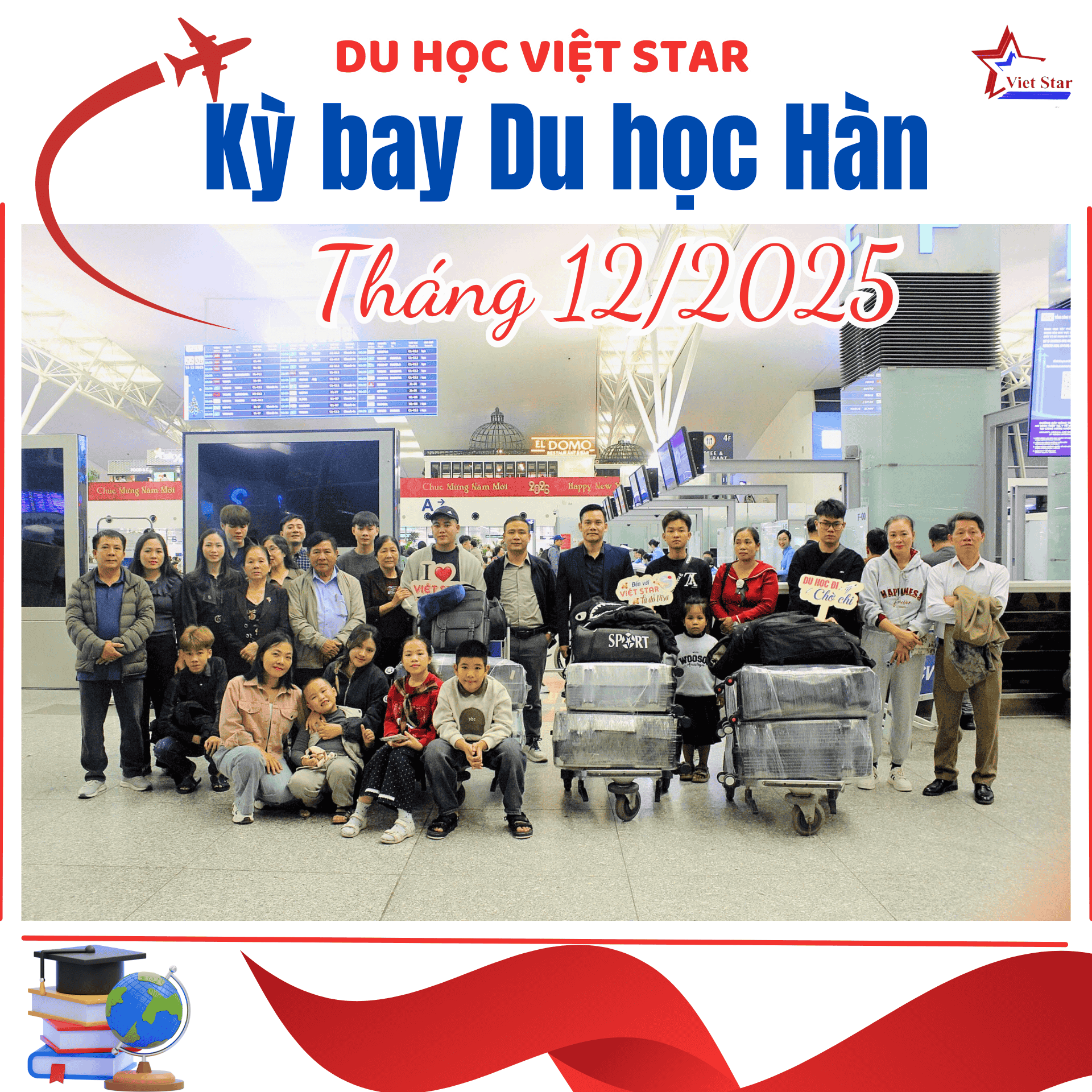  TIỄN ĐOÀN HỌC VIÊN CẤT CÁNH 18/12 – KỲ BAY DU HỌC HÀN QUỐC THÁNG 12/2025 CÙNG VIỆT STAR