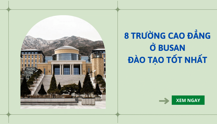 Danh sách các trường Cao Đẳng ở Busan có chất lượng đào tạo tốt nhất.